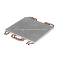 Embedded cooper tube 3/8'' liquid cold plate custom high power water cooling heat sink plate